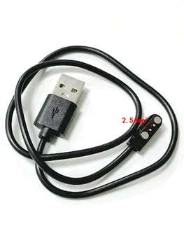 2pin USB Magnetinio Įkrovimo Kabelis 2.54 pikis usb 2 pogo pin Magnetinio Įkroviklio Kabelį Vyrų Smart Žiūrėti GT88 G3 KW18 Y3 GT68
