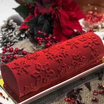 3D Kalėdų Snaigės Nėrinių Kilimėlis Kepimo Skardą Silikono Cukraus Minkštas Pyragas Iškilumo Pelėsių Dekoravimo Priemonė Įspaudas Mat Tortas Sienos