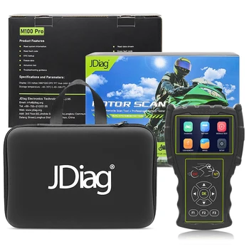 JDiag M100 Pro Motociklo OBD2 OBD Scanner Diagnostikos Įrankis Motociklą ODB2 Moto Nuskaitymo Kodas Reader KTM/Honda/Yamaha/Kawasaki/BM