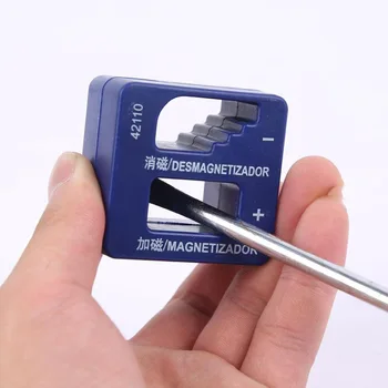 Mini Magnetizer Galvos Demagnetizer Atsuktuvas Nešiojamų ABS Galvos Puncher Mėlynai Mokestis Magnetas Plius Magnetinis Prietaisas