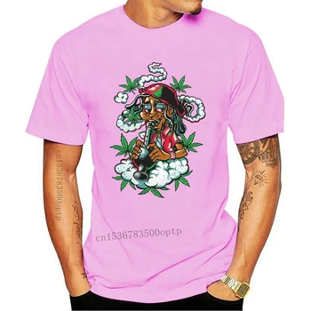 Naujas Jamaikos Vyrai T-Shirt Rasta Piktžolių Didelis Dūmų Bongas Trumpas Rankovėmis Tee Marškinėliai