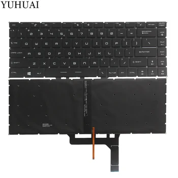 Naujas JAV klaviatūros MSI PS63 ŠIUOLAIKINĖS 8M PS63 ŠIUOLAIKINĖS 8RC nešiojamas US klaviatūra su apšvietimu