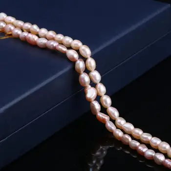 Naujas natūralių gėlavandenių perlų, rausvos nereguliarus perlų karoliukai, naudojami papuošalų priėmimo 