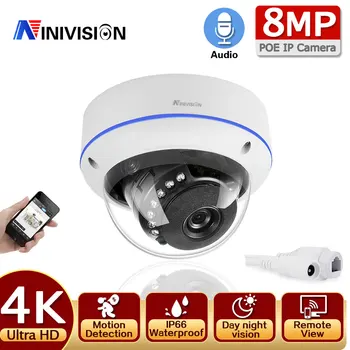 NINIVISION 4K Ultra 8MP 3840x2160 saugumo Kameros 
