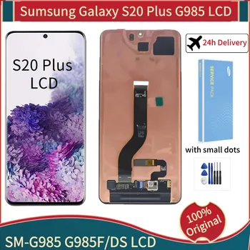 Originalus Super AMOLED Ekranas Samsung Galaxy S20 Plius G985F LCD Ekranas Jutiklinis Ekranas skaitmeninis keitiklis Galaxy S20+ Remontas, Dalys 9
