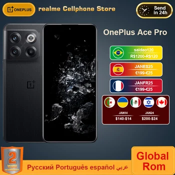 Pasaulio ROM OnePlus Ace Pro 5G Išmanųjį telefoną Snapdragon 8+ Gen 1 16 GB 120Hz 6.7