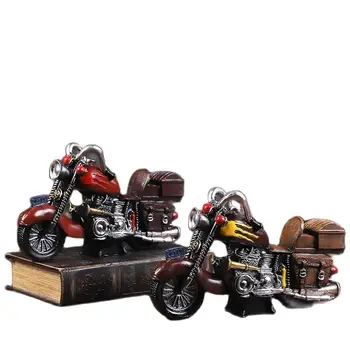 Retro vintage motociklo dervos amatų modelio apdaila parduotuvė, restoranas, counter tyrimą, apdaila, namų apyvokos daiktai