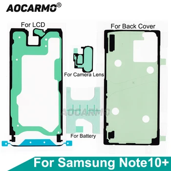 Samsung Galaxy Note10+ 10 Pastaba Plus Ekranu Klijų Priekinis Rėmas Klijai Baterija, galinis Dangtelis Fotoaparato Objektyvą, Pilnas Komplektas Lipdukas