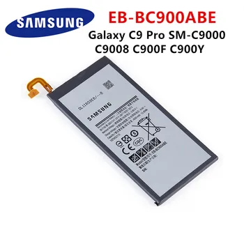 SAMSUNG Originalus EB-BC900ABE 4000mAh Bateriją, Skirtą Samsung Galaxy C9 Pro SM-C9000 C9008 C900F C900Y Baterijos
