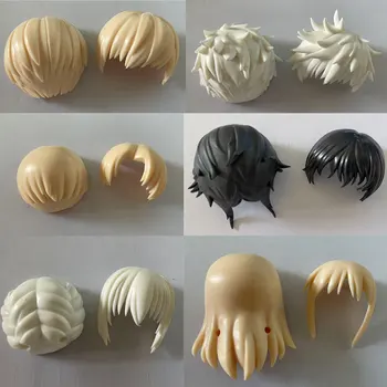 TGS Molio Žmogaus Plaukų, baltos modelis OB11 plaukų lėlės priedai
