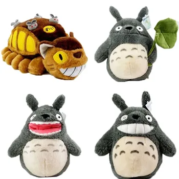 Totoro Autobusų Pliušinis Lėlės Japonų Anime Įdaryti Žaislas iškamša Miega Pagalvė Pagalvėlės, Dovanos Vaikams, Vaikų Gimtadienis, Kalėdos