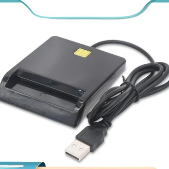 USB Smart Card Reader Banko Kortele IC/ID EMV Kortelių Skaitytuvas Windows 7 8 10 Linux OS, USB-CCID ISO 7816 Banko Mokesčių Grąžinimo