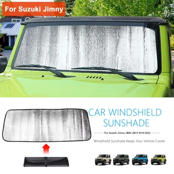 Už Suzuki Jimny JB64 JB74 JB64W JB74W 2019+ Automobilio Priekinis Stiklas skėtį nuo saulės Padengti Saulės Skydelis Automobilio Interjero Priedai