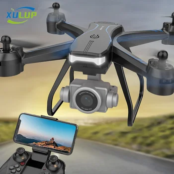 XULUP V14 RC Drone Su Plataus kampo HD 6K 1080P Dual Camera Profesinės WIFI FPV Didelis Drone Kliūčių Vengimo vaikams, žaislai, dovanos