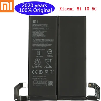 2020 metų Naujas 100% Originali xiaomi Originalus Telefonas Pakeitimo 4780mAh Baterija BM4N Už Xiaomi Mi 10 5G Mi10 bateria Baterijos