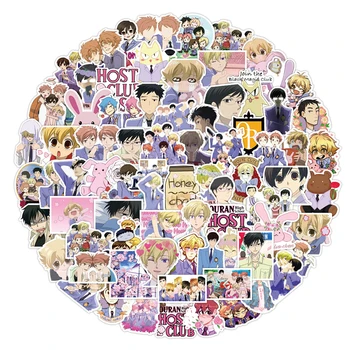50/100vnt Anime Ouran High School Host Club Lipduku Japonija Klasikinis Anime Vandeniui Lipdukai Riedlentė Lipdukas Nešiojamas Lagaminas
