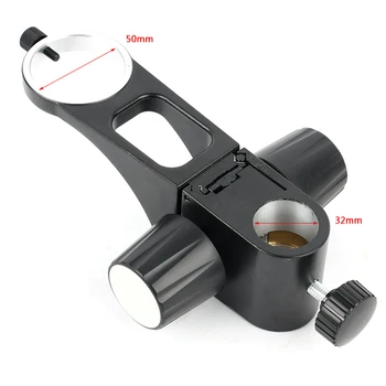 50mm Reguliuojamu Zoom Objektyvo Fokusavimo Turėtojas Mikroskopu Įrankių Priedai Skersmuo 25mm/32mm Micorscope Ramstis Rankos Laikiklis