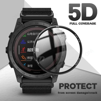 5D Apsauginės Plėvelės Garmin Tactix 7 Pro Delta Smart Žiūrėti Anti-scratch Soft Screen Protector, Garmin Tactix7 (Ne Stiklo)