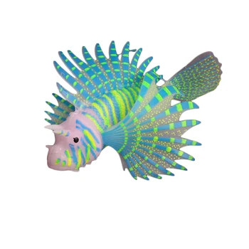 Akvariumas Dirbtinės Šviesos Lionfish Žuvų Bakas Vandens Kraštovaizdžio Silikono Medūzos, Žuvų Švyti Tamsoje Po Vandeniu Ornamentu
