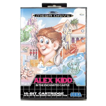 Alex Kidd su būda su būda 16 bitų Sega MD Žaidimo Kortelės, Mega Drive Genesis Vaizdo Konsolės