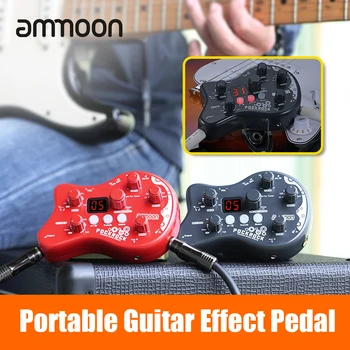 ammoon PockRock Gitaros Efektu Pedalas Multi-effects Procesorius 15 Poveikį Tipų 40 Būgnų Ritmai, Tuning Funkcija su Maitinimo Adapteris