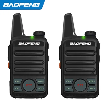 Baofeng Mini Walkie Talkie BF-T99 Dual TR 20 Kanalų 1500mAh Lin-ion Baterija UHF 400-470MHz Kumpis Radijo Mėgėjų BF T99 Domofonas