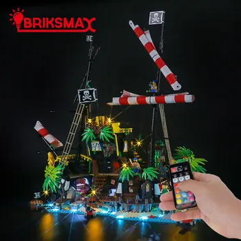 BriksMax Led Šviesos Rinkinys 21322 Idėjų Piratai Barracuda Bay