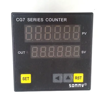 CG7-RB60 Skaitmeninis Couters CG Serijos Multi-funkcija Kovos 6-skaitmenų Skaičiavimo Relės Išėjimas