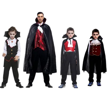 Helovinas Vampyras Cosplay Kostiumai Vaikams, Suaugusiems Cosplay Gotikos Cosplay Karnavaliniai Kostiumai Fancy Dress Moterys Vyrai