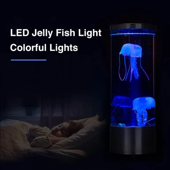 LED Medūzos Lempos Naktiniai Nakties Šviesos Spalva Keičiasi Akvariumas Led Lempos Atsipalaiduoti Nuotaikos Žibintai Lavos Lempa Vaikai kambario dekoro Dovanos