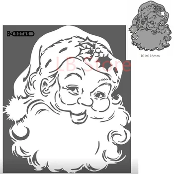 Metalo Pjovimo Miršta Cut Pelėsių Santa Claus Apdailos Užrašų Knygelė Popieriaus Amatų Peilis Formos Ašmenys Punch Trafaretai
