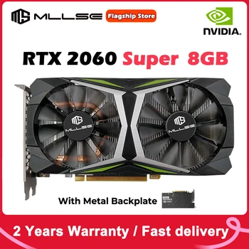 Mllse RTX 2060 Super 8 GB Grafika Kortelės GDDR6 DP*3 HDMI*1 8pin 256Bit PCI Express 3.0x16 1470MHz rtx2060super 8G Žaidimo Vaizdo plokštė