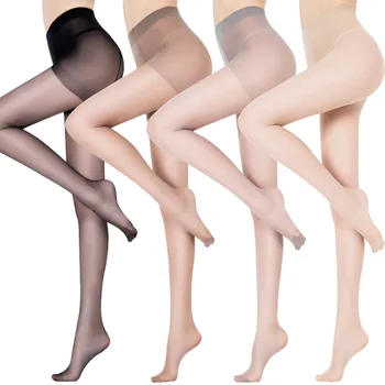 Moterų plonas stabdžių kablys šilko vasaros pėdkelnės juoda antblauzdžiai kūno spalvos super plonas, pridėjus failą, kojų kojinės