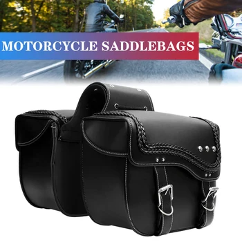Motociklo Saddlebag Pusėje Bagažo Saugojimo Krepšys Įrankis Raukčio Balno Pagalvių Vandeniui Už Suzuki/Yamaha/Honda