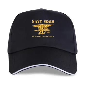 naujoji bžūp skrybėlę karinio jūrų Laivyno Ruonių Logotipas - Vienintelė Lengva Diena Buvo Vakar Premium Vyrų Beisbolo kepuraitę