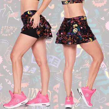 naujų prekių ZUMBA Skort Zumba dėvėti mokymo fitneso, aerobikos sijonas, kelnės aerobikos dėvėti veikia dėvėti šokių kostiumas