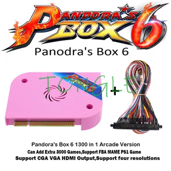 Originalus Pandora ' s Box 6 Pandora Box 6 1300 1 Arkadinis Žaidimas Kasetė Jamma Multi Žaidimo Lentos SU CGA VGA Ir HDMI IŠVESTIS