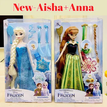 Sušaldyti 32cm Elsa Lėlė Mergaitėms, Žaislai Princesė Ana Ir Elsa Lėlės Drabužius Anime Veiksmų Skaičiai Lėlės Gimtadienio Dovanos Mergaitėms, Žaislai