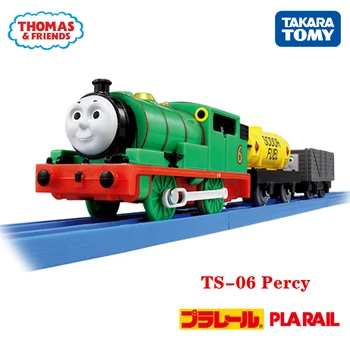 Takara Tomy Pla Geležinkelių Plarail Traukinys & FriendsTS-06 Percy Japonijos Geležinkelio Traukinio Variklio, Elektros, Lokomotyvo Modelis Žaislas