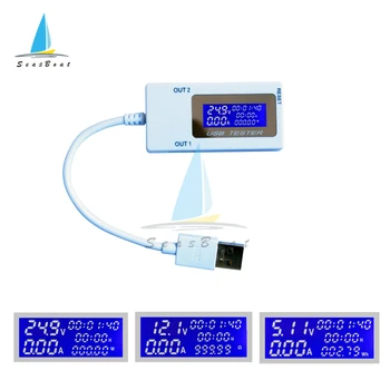 USB Testeris DC Galios Matuoklis Digital Voltmeter Voltimetro Volt matuoklis Galia Banko Wattmeter Įtampos Testeris Gydytojas Detektorius 4-30 V 5A