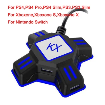 Už PS4 Valdiklį, Klaviatūrą, Pelę, Adapteris KX USB Gamepad Adapteris Keitiklis Xbox Vienas Nintendo Jungiklis Playstation 4 Pro P3