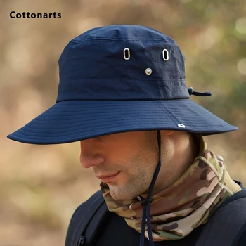 Vasaros vyrų kvėpuojantis saulės skrybėlę lauko žvejybos hat apsaugos nuo saulės vientisos spalvos žvejys skrybėlę didelis pastoge kelionės moterų Paplūdimio kepurės