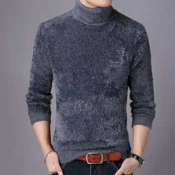 Vyriški prekės rudens žiemos golfo megztinis 2021 naujas vyrų mados verslo atsitiktinis prabangus storas šiltas megztas megztinis (puloveris)