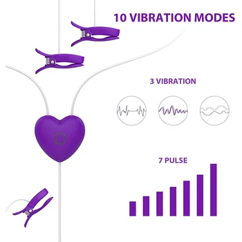 Įmova Gnybtus Vibracija Krūties Įrašus Spenelių Stimuliatorius Laidinio Vibratoriai SM Sekso Žaislai Moterims Masturbacija Žaisti ar Poros Įdomus