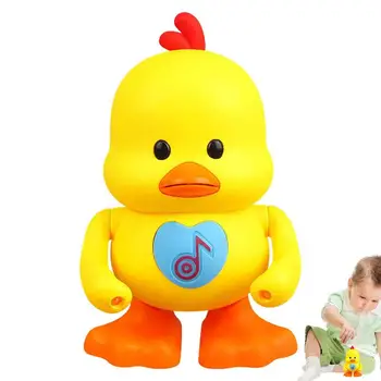 Šokių Antis Žaislas Muzikinis Žaislas Antis Su Muzikos Ir Šviesos Mokymosi Švietimo Šviesą Muzikinis Žaislas 1 Metų Amžiaus Kūdikių Vaikai Bo